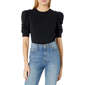 The Drop Women's Mariko Puff Sleeve Crew Neck T-Shirt - Perfect for Every Occasion