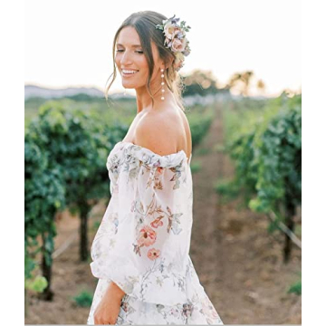 Elegant 14k Gold Plated Long Pearl Drop Earrings for Women