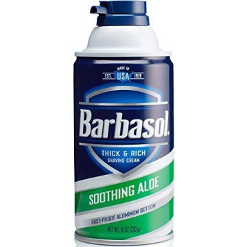 Barbasol Shave Cream, Soothing Aloe - 10 oz - 2 pk