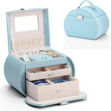Vlando Princess Jewelry Box for Women