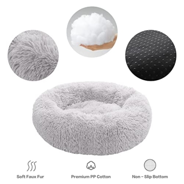 NOYAL Donut Calming Dog Bed for Ultimate Comfort