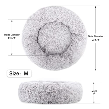 NOYAL Donut Calming Dog Bed for Ultimate Comfort