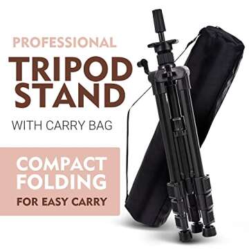 Adjustable HYOUJIN Heavy Duty Wig Stand for Wigs