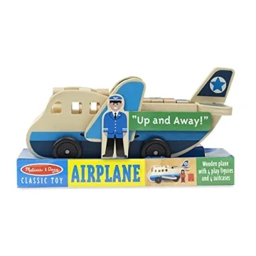 Melissa & Doug Wooden Airplane Set for Creative Play