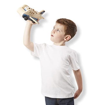 Melissa & Doug Wooden Airplane Set for Creative Play