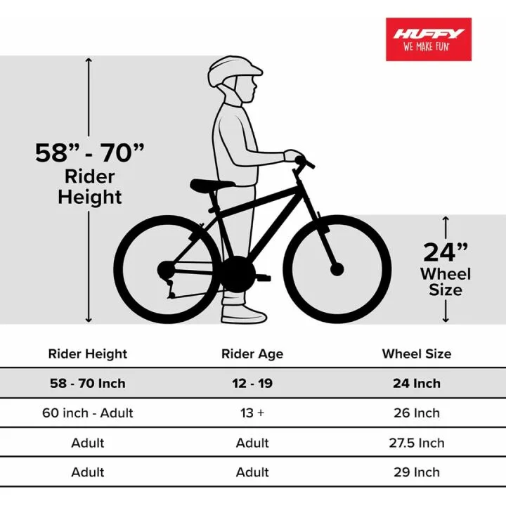 Huffy Stone Mountain Bike - 20/24/26", 6/21 Speed Options