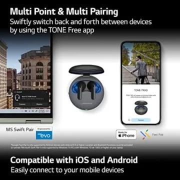 LG TONE Free T90 Earbuds with Dolby Atmos & ANC