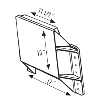 TH Marine Mini-Jacker Small Engine Jack Plate 4" Setback