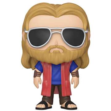 Funko Pop! Marvel: Avengers Endgame - Casual Thor, Multicolor, Standard