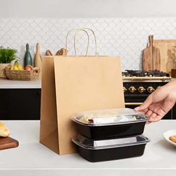 Eco-Friendly Kraft Paper Tote Bags for Gifts and More