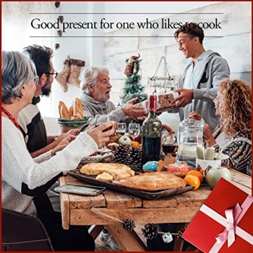 Hyoank 12.4'' Carbon Steel Wok Pan with Glass Lid