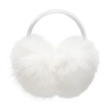 ZLYC Women Girls Adjustable Faux Fur EarMuffs - Warm Stylish