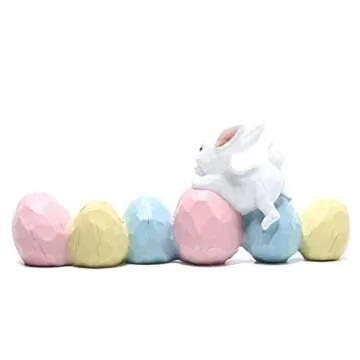 Hodao Easter Bunny Decorations Spring Home Decor Bunny Figurines