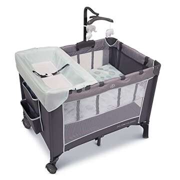 Delta Children LX Deluxe Play Yard With Bassinet and Changing Table
