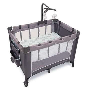 Delta Children LX Deluxe Play Yard With Bassinet and Changing Table