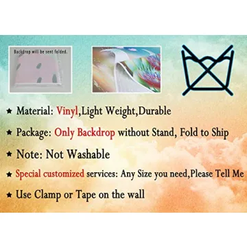 DePhoto Police Lineup 6x6FT Vinyl Photo Backdrop