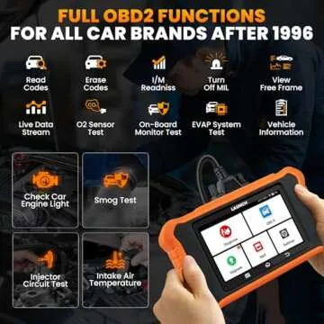 2025 LAUNCH Creader Elite V2.0 for Honda Acura OBD2 Scanner, Full Systems Bi-Directional Scan Tool, All Reset Services, Full OBD2 Code Reader, AUTOVIN, Battery Registration, Lifetime Free Update