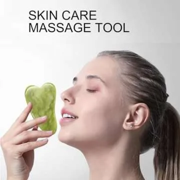 WEISIPU Skin Facial 5Pcs Care Gua Sha Guasha Treatment Massage Natural Jade Board Traditional Scraping Scraper Tool