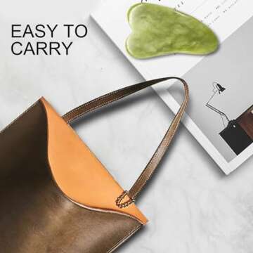 WEISIPU Skin Facial 5Pcs Care Gua Sha Guasha Treatment Massage Natural Jade Board Traditional Scraping Scraper Tool