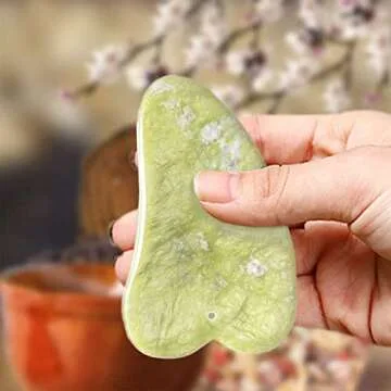 WEISIPU Skin Facial 5Pcs Care Gua Sha Guasha Treatment Massage Natural Jade Board Traditional Scraping Scraper Tool