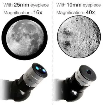 Gskyer Telescope, Telescopes for Adults, 80mm AZ Space Astronomical Refractor Telescope Kids, Adults...