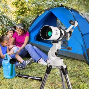 Gskyer Telescope - 80mm AZ Astronomical Refractor for Adults and Kids