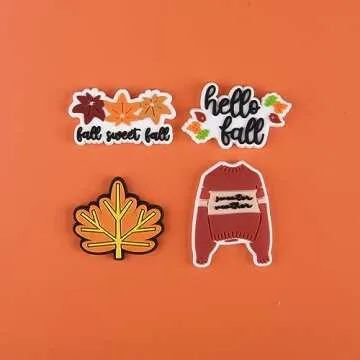 Halloween Pumpkin Shoe Charms for Festive Footwear Style