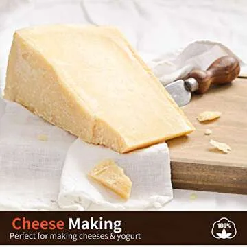 Cheesecloth, 4 Pack DIAM 17.5''&25.5'', Grade 90 Plus, 100% Unbleached Cheese Cloth Fabric for Straining, Ultra Fine Cloths for Cooking & Baking, Washable & Reusable Cotton Strainer & Filter