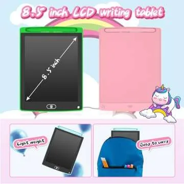3 Pack LCD Writing Tablet, Colorful Toddler Drawing Tablet Doodle Board for Kids, Erasable Reusable Electronic Drawing Pad, LEYAOYAO Educational and Learning Toy for 3-6 Years Old Boy and Girl