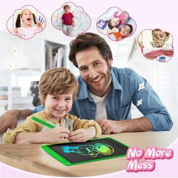 3 Pack LCD Writing Tablet, Colorful Toddler Drawing Tablet Doodle Board for Kids, Erasable Reusable Electronic Drawing Pad, LEYAOYAO Educational and Learning Toy for 3-6 Years Old Boy and Girl