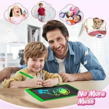 3 Pack LCD Writing Tablet, Colorful Toddler Drawing Tablet Doodle Board for Kids, Erasable Reusable Electronic Drawing Pad, LEYAOYAO Educational and Learning Toy for 3-6 Years Old Boy and Girl