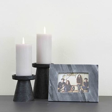 Elegant Set of Stoneware Candle Holders for Your Home