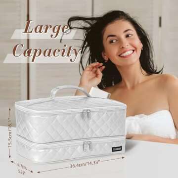 ZRRAJOY Double Layer Storage Case for Shark Flexstyle - Travel Organizer for Hair Tools