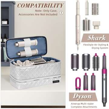 Durable Double Layer Storage Case for Shark Flexstyle