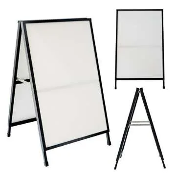 Outdoor A-Frame Sidewalk Sign Double-Sided Display