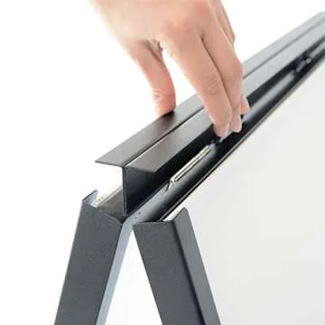 Outdoor A-Frame Sidewalk Sign Double-Sided Display