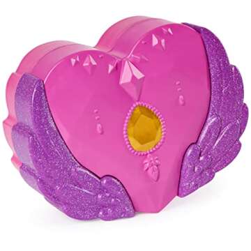 Hatchimals Pixies Riders, Crystal Charlotte Pixie and Draggle Glider Set with Mystery Feature