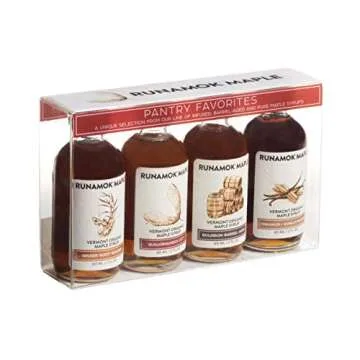 Runamok Organic Vermont Maple Syrup Sampler - Unique Flavors for Gifting