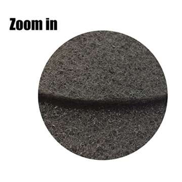 6.7inch Charcoal Filters for Kitchen Compost Bin Pail Replacement Filter Countertop Home Bucket Refill Sets, Round