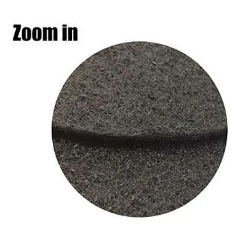 6.7inch Charcoal Filters for Kitchen Compost Bin Pail Replacement Filter Countertop Home Bucket Refill Sets, Round