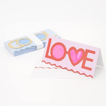 Meri Meri Kids Valentine Cards with Wearable Glasses