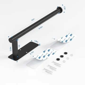 ASTOFLI Self Adhesive Paper Towel Holder - 2 Pack