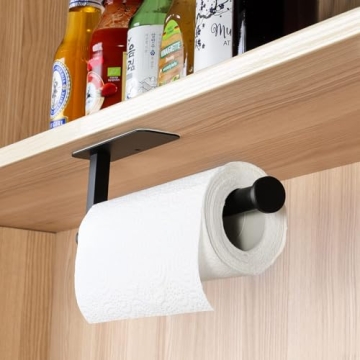 ASTOFLI Self Adhesive Paper Towel Holder - 2 Pack