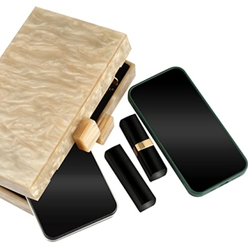 Elegant Marbling Acrylic Purse for Women Embrace Chic Style