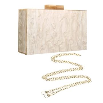 Elegant Marbling Acrylic Purse for Women Embrace Chic Style