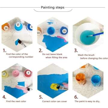 ldazao Landscape Adult Paint by Number Kit for Vibrant Decor