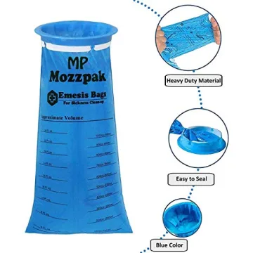 MP MOZZPAK Disposable Vomit Bags 15 Pack for Travel