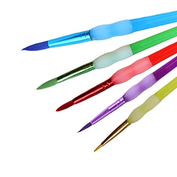 Kids' Art Paintbrushes Set – 10 Vibrant Brushes for Creativity