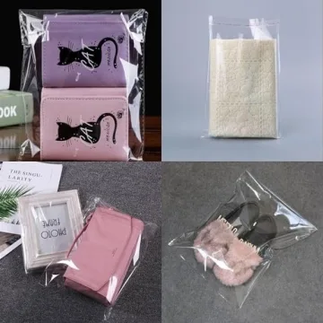 300 Clear Self Sealing Cello Bags for Cookies Crafts & Gifts