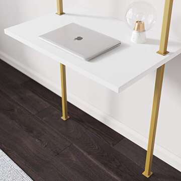 Nathan James Theo Wall Mount Desk - Stylish and Functional